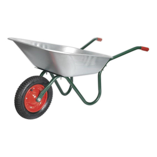 Sealey Wheelbarrow 65L Galvanized WB65 Sealey - Town Tools 