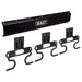 Sealey Wall Mounting 6 Hook Storage Rail APHKIT4 Sealey - Town Tools 