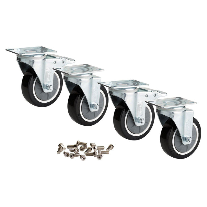 Draper Bunker 4 Piece Castor Wheel Set Draper - Town Tools