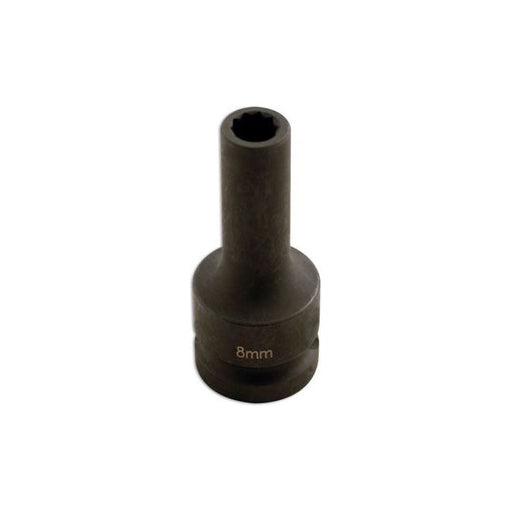 Laser Split Rim Impact Socket 1/2"D 8mm x 10pt 5132 Laser - Town Tools 