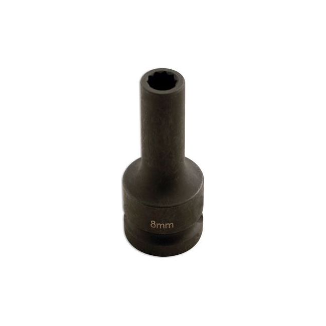 Laser Split Rim Impact Socket 1/2"D 8mm x 10pt 5132 Laser - Town Tools 