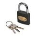 Silverline Iron Padlock 40mm Silverline - Town Tools 