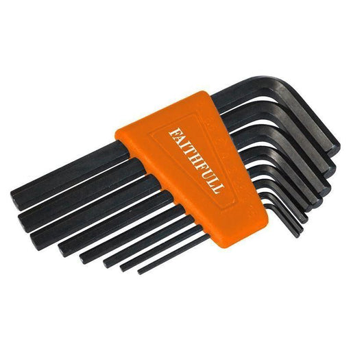 Faithfull Metric Short Arm Hexagon Key Set, 8 Piece Faithfull - Town Tools