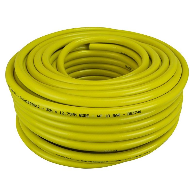 Faithfull Heavy-Duty Reinforced Builder's Hose 50m 12.5mm (1/2in) Diameter Faithfull - Town Tools