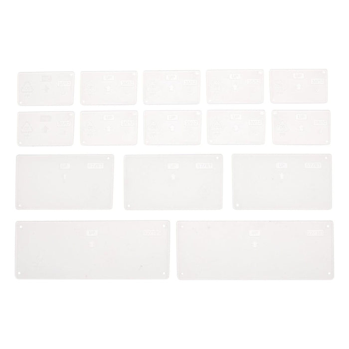 Draper Assorted Plastic Draw Dividers (Pack of 16) Draper - Town Tools