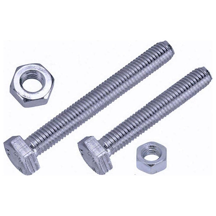 Wot-Nots Set Screw & Nut - M10 x 40mm - Pack of 2 Pearl - Town Tools 