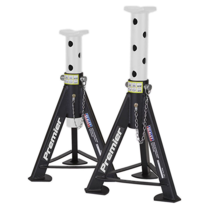Sealey AXLe Stands (Pair) 6 Tonne Capacity per Stand White AS6