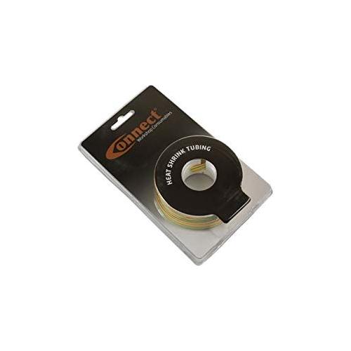 Connect Yellow / Green Earth 7.0mm Heat Shrink - Roll  3m 37292 Tool Connection - Town Tools 