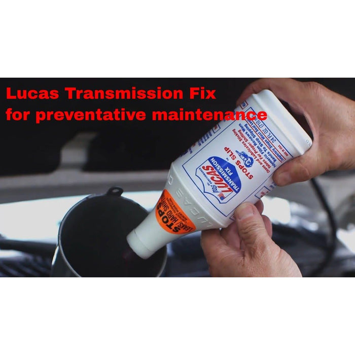 2 x Lucas Transmission Fix Stop Slip Gear Box Oil Treatment Stop Leak Additive 710ml