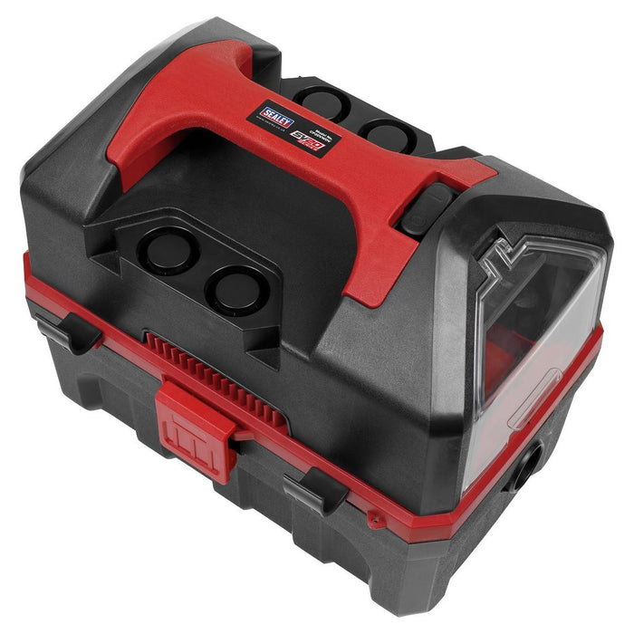 Sealey SV20 Series 10L Cordless Wet & Dry Vacuum Cleaner 20V - Body Only Sealey - Town Tools 