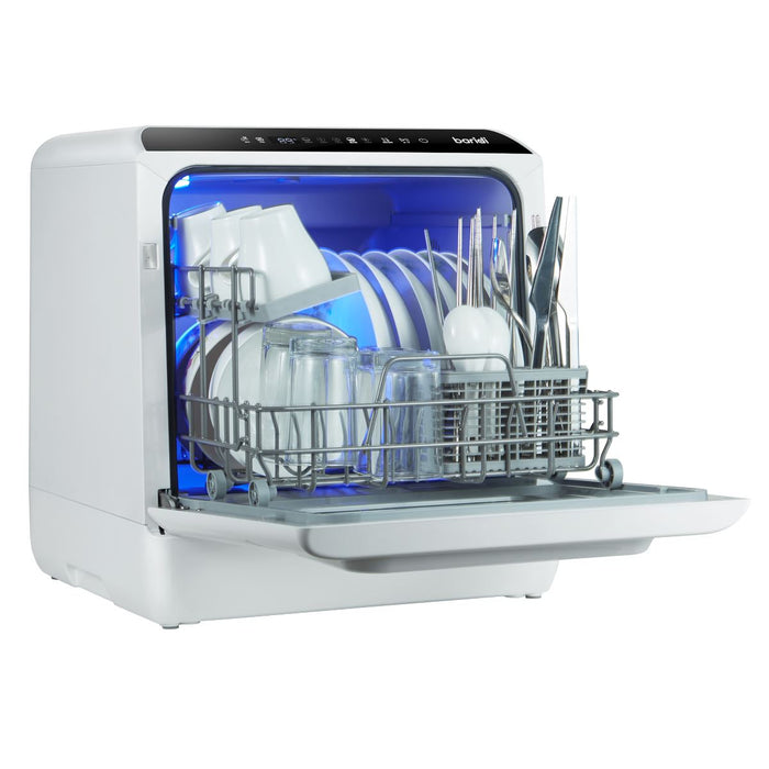 Baridi 2-4 Place Settings Mini Portable Tabletop Dishwasher, 5 Wash Functions Baridi - Town Tools 