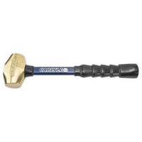 Carlyle Hand Tools Brass Hammer - Fiberglass Handle - 12in. - 3 lb
