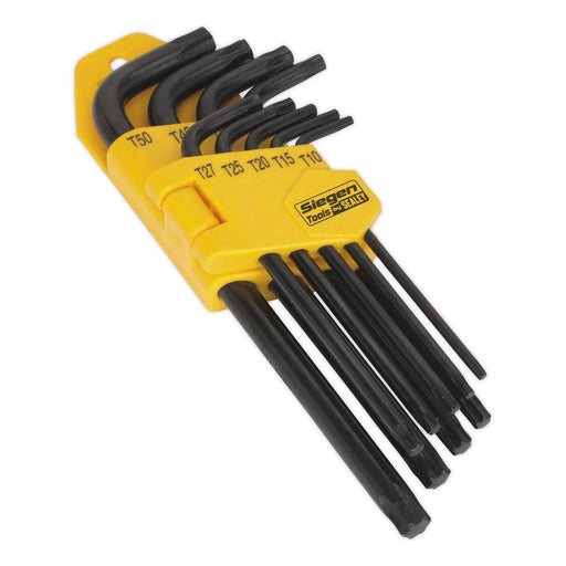 Sealey TRX-Star* Key Set 9pc Long S01095 Siegen by Sealey - Town Tools 