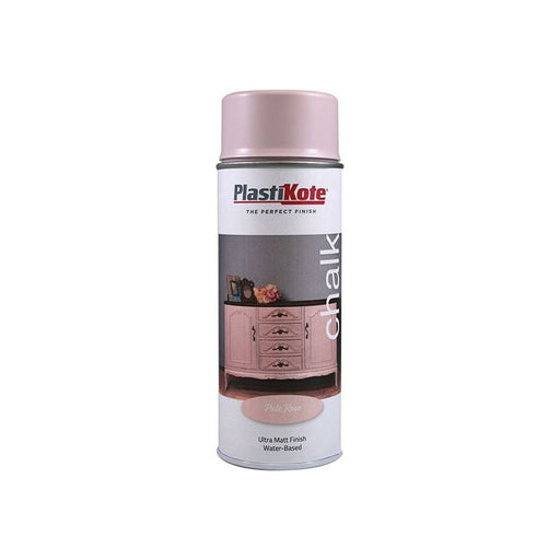 Plastikote Chalk Finish Spray Pale Rose 400ml PlastiKote - Town Tools