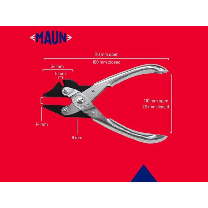 Maun Side Cutter Parallel Pliers 160mm Maun - Town Tools