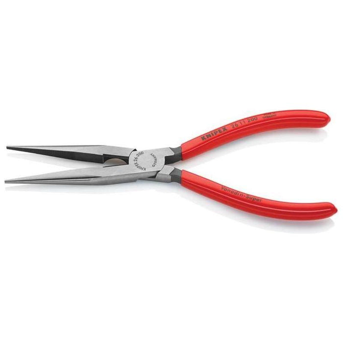 Knipex Long Snipe Nose Side Cutting Pliers PVC Grips 200mm (8in) Knipex - Town Tools