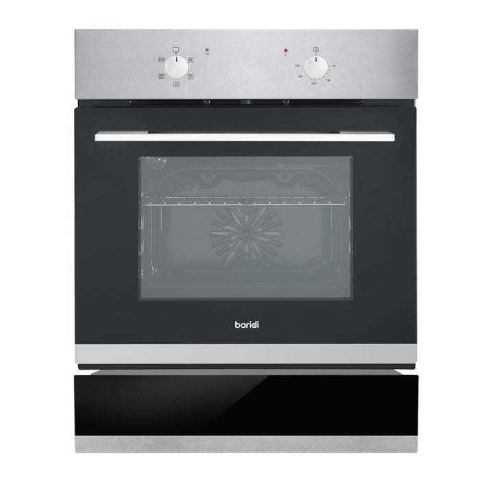 Baridi  Fan-Assisted Electric Oven 60cm 55L Capacity with Warming Drawer Baridi - Town Tools 