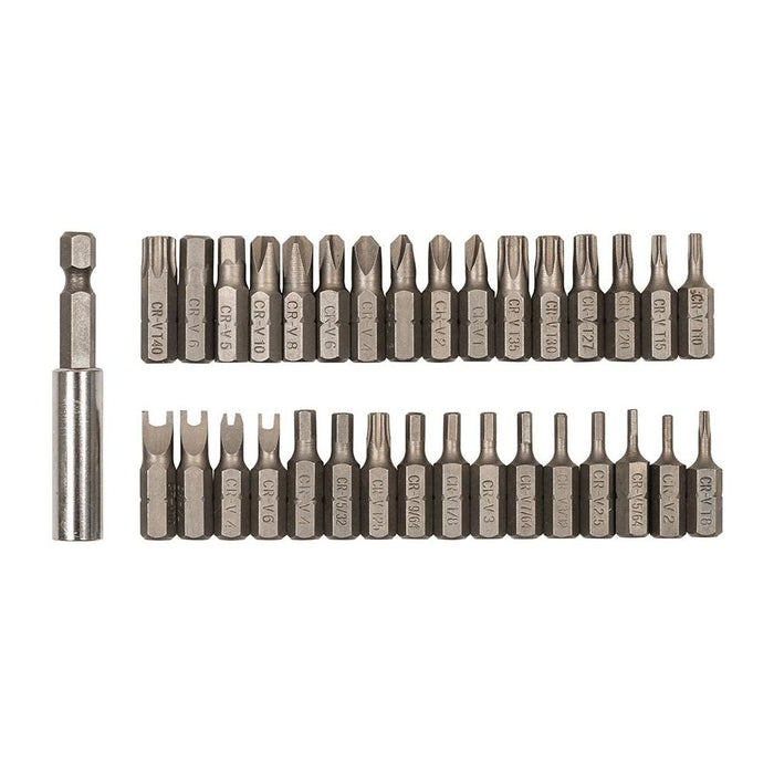 Silverline Security Bit Set 33pce 25mm Silverline - Town Tools 