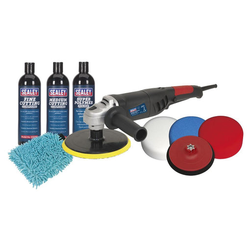 Sealey ï180mm Pro Polishing & Compounding Kit 1100W/230V CPK05 Sealey - Town Tools 