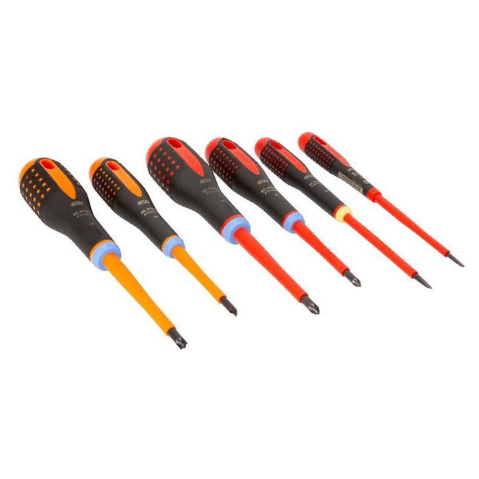 Bahco BE-9884S ERGO™ VDE Insulated Screwdriver Set, 6 Piece Bahco - Town Tools
