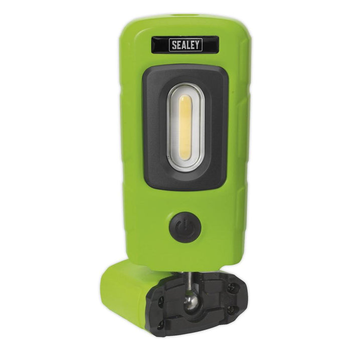 Sealey Rechargeable 360 Inspection Light 3W COB & 1W SMD LED Green Lithium-Polym Sealey - Town Tools 