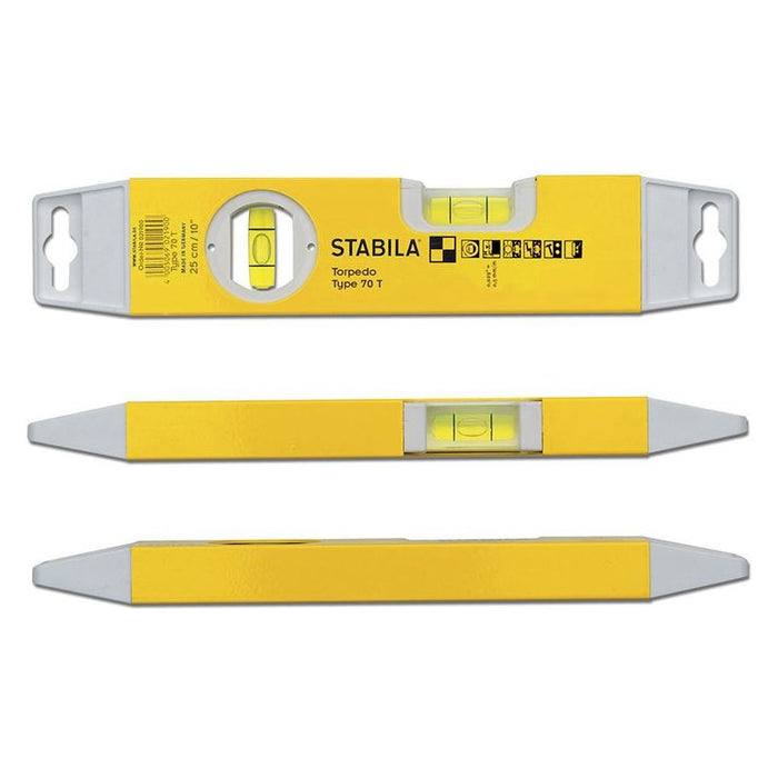 Stabila 70T Torpedo Level 25cm Stabila - Town Tools