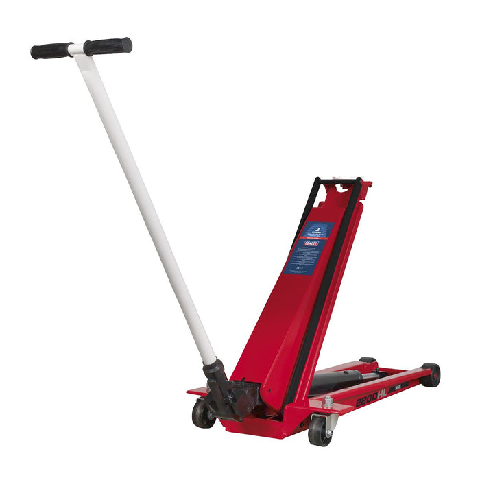 Sealey High Lift Low Profile Trolley Jack 2 Tonne 2200HL Sealey - Town Tools 