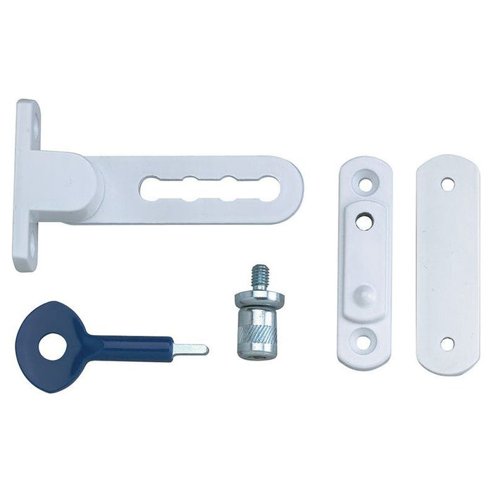 Yale Locks P117 Ventilation Window Lock White Finish Pack of 2 Yale Locks - Town Tools