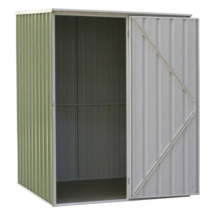 Dellonda Galvanised Steel Metal Garden Shed  Green Dellonda - Town Tools 