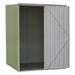 Dellonda Galvanised Steel Metal Garden Shed  Green Dellonda - Town Tools 
