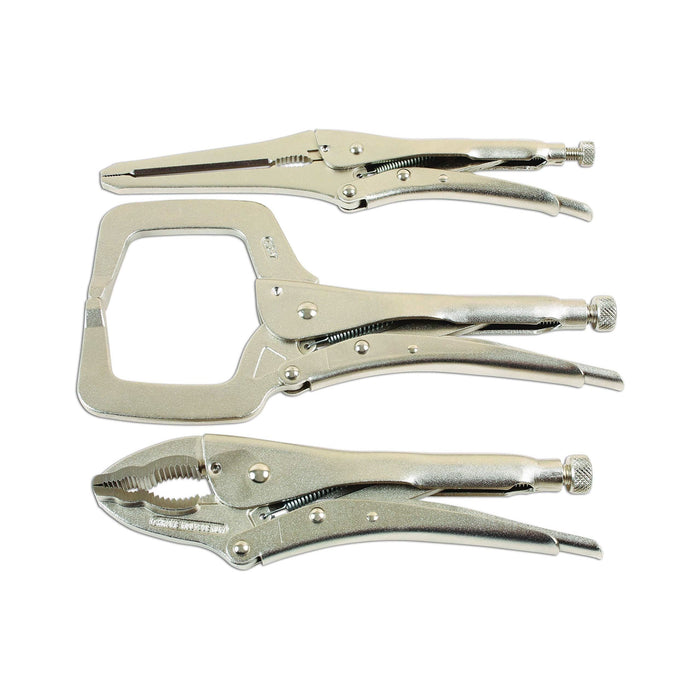 Laser Locking Grip Wrench & Clamp Set 3pc 7129