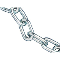 Faithfull Zinc Plated Chain 4mm x 30m Reel - Max. Load 120kg