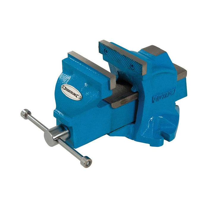 Silverline Workshop Vice 100mm (4") Jaw Capacity 100mm / 8kg Silverline - Town Tools 