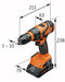 FEIN 2-speed cordless drill/driver ABS 18 Q AS 71132461000 FEIN - Town Tools