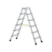Zarges Anodised Double-Sided Steps, Open 2.38m 2 x 10 Rungs Zarges - Town Tools