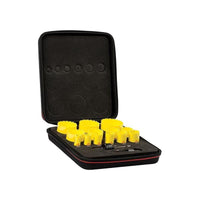 Starrett KDC13021 Deep Cut Bi-Metal Universal Holesaw Kit, 15 Piece