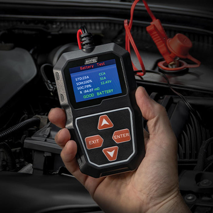 Maypole Battery Tester & Analyser for 6V/12V lead acid; AGM or GEL batteries. Town Tools - Town Tools 