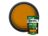 Ronseal One Coat Shed & Fence Refill Pouch Harvest Gold 950ml
