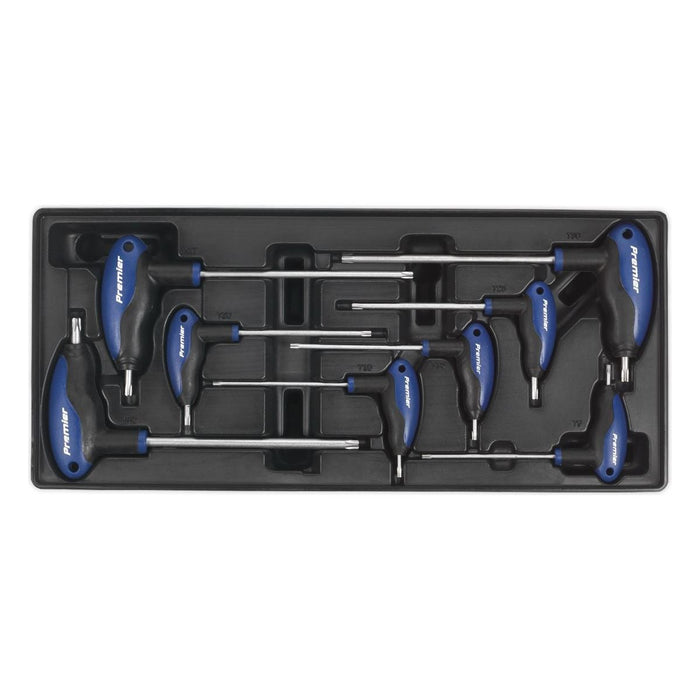 Sealey Tool Tray with T-Handle TRX-Star* Key Set 8pc TBT05 Sealey - Town Tools 