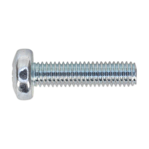Sealey Machine Screw M5 x 20mm Pan Head Pozi Zinc Pack of 100 MSP520 Sealey - Town Tools 
