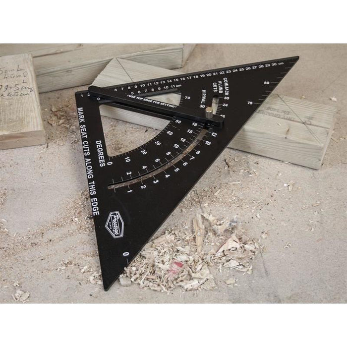 Faithfull Prestige Adjustable Quick Roofing Square 300mm (12in) Faithfull - Town Tools