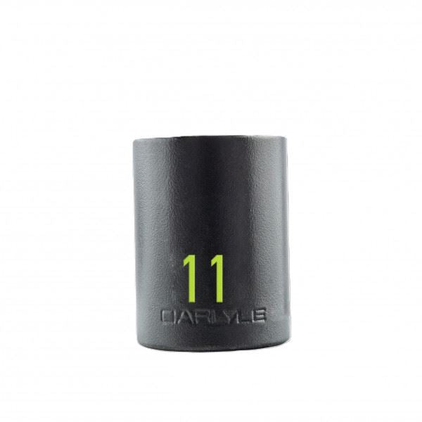 Carlyle Tools 1/2 Drive 11mm 6 Point Standard Imp Socket