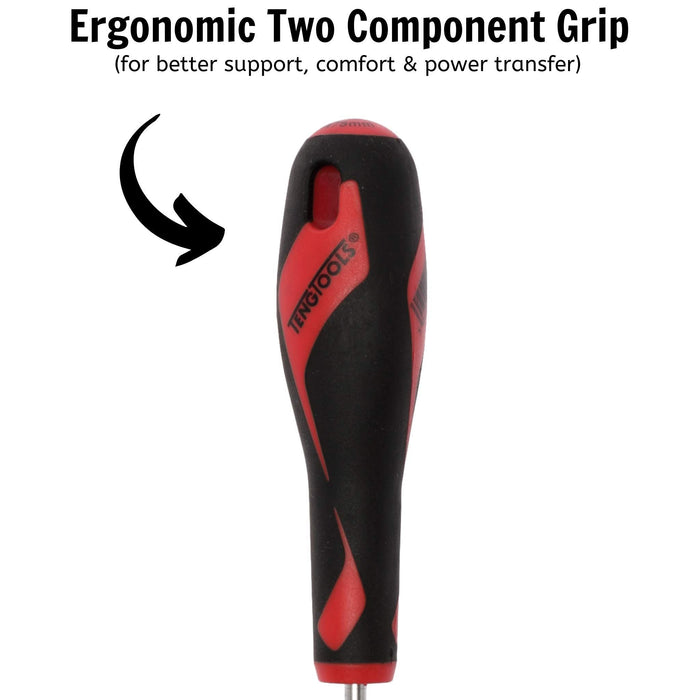 Teng Tools PZ Screwdriver PZ1 x 75mm M Teng Tools - Town Tools 