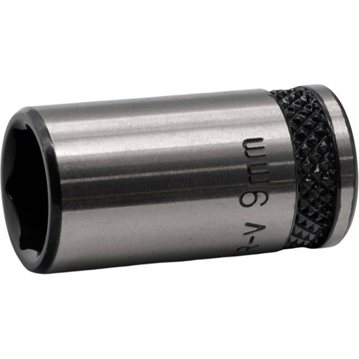 Sealey 1/4"Dr Socket 9mm (Black Series)