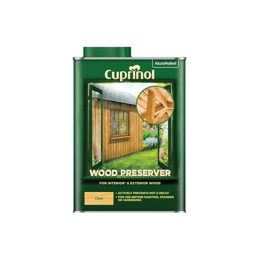 Cuprinol Wood Preserver Clear 1 litre Cuprinol - Town Tools