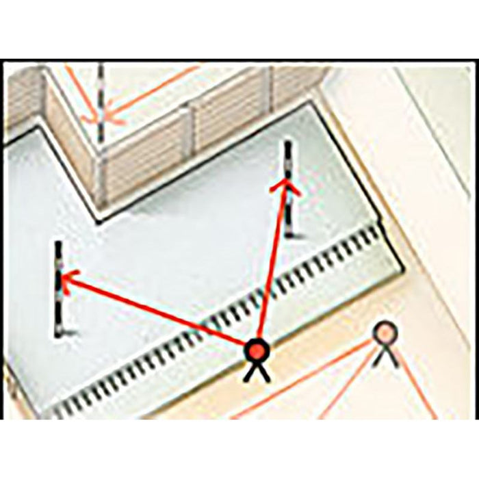 Stabila NL Telescopic Levelling Rod 2.4m Stabila - Town Tools