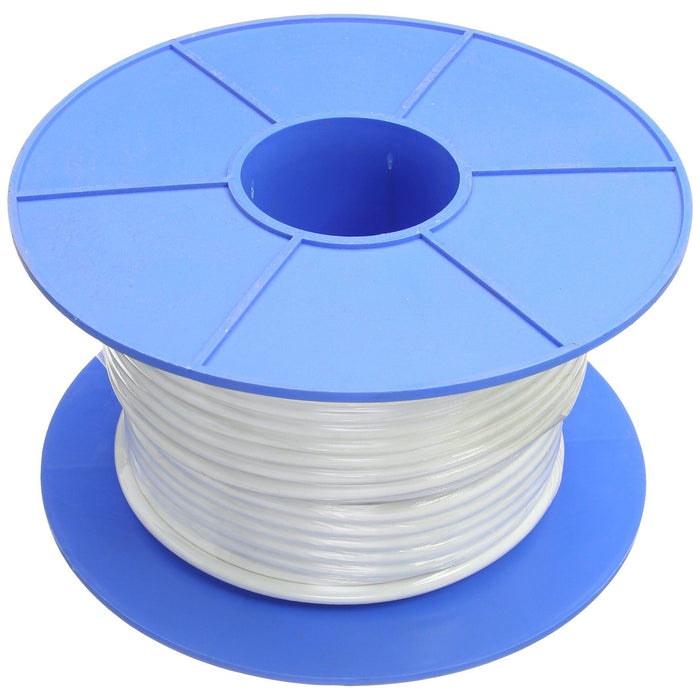 Connect White 3 Core Mains Cable  6A 50m 30673 Tool Connection - Town Tools 