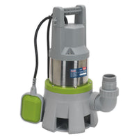 Sealey High Flow Submersible Stainless Dirty Water Pump Automatic 333L/min 230V