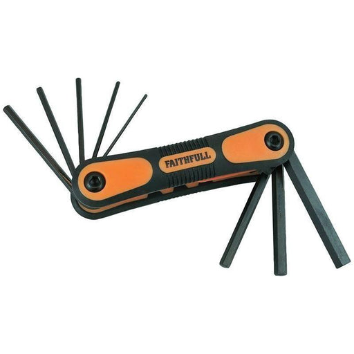 Faithfull Metric Folding Hexagon Key Set, 8 Piece Faithfull - Town Tools
