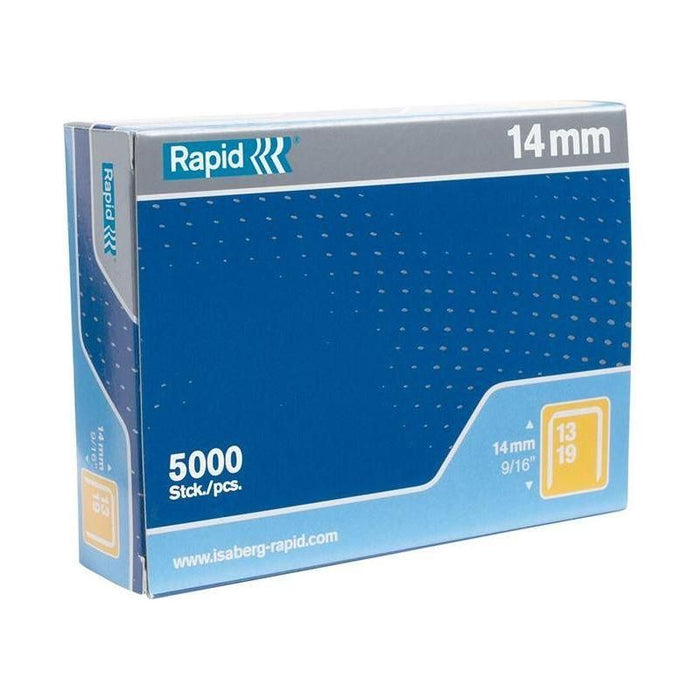 Rapid 13/14 14mm Galvanised Staples (Box 5000) Rapid - Town Tools